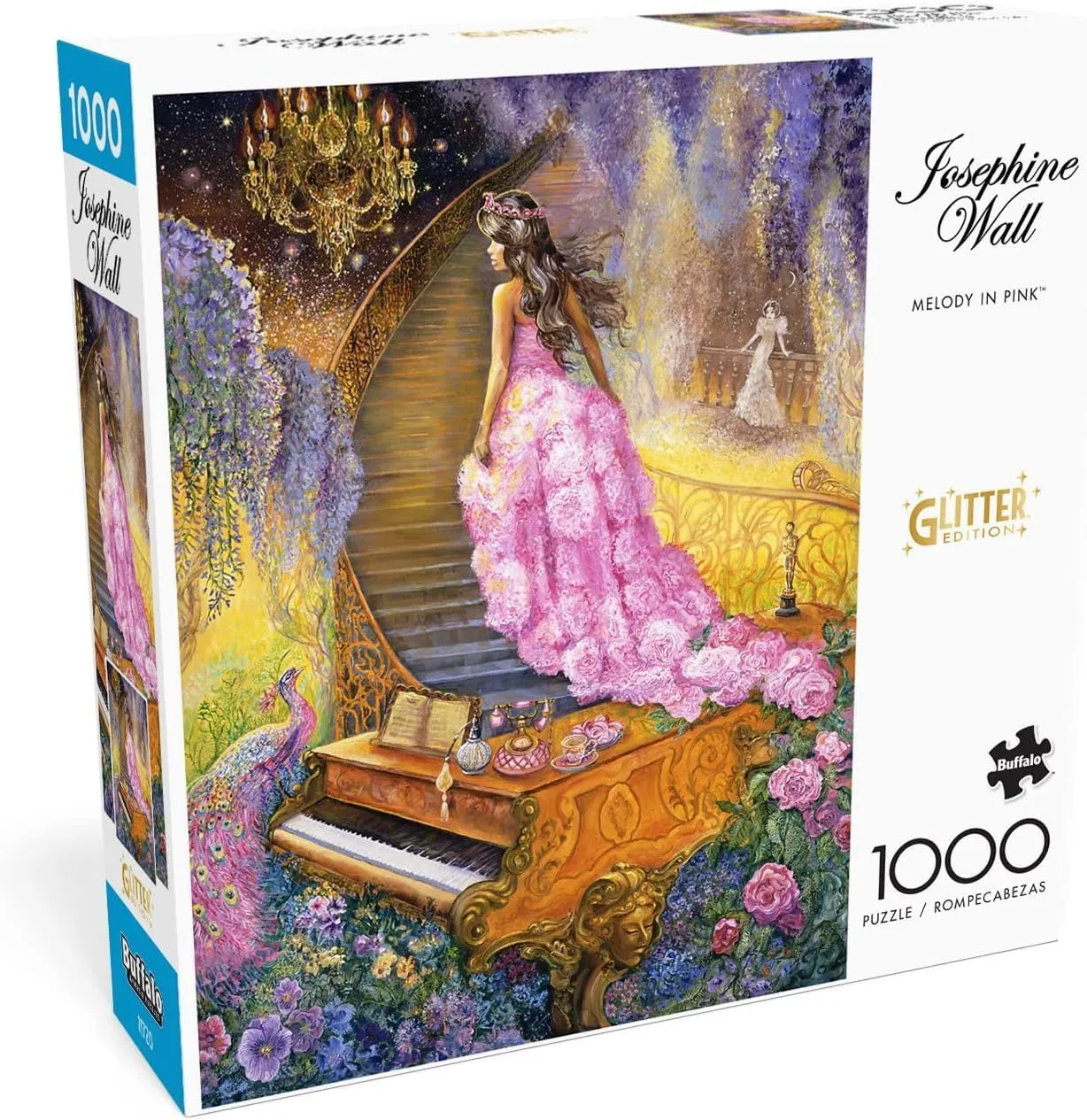 - 1000 Piece Jigsaw Puzzle Buffalo Games - Josephine Wall - infrastructure unseen Melody in Pink 