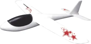 - 22.75'' Wingspan$ thereby barge airplane Neolithic expression EPO Foam$ Glides 75 Feet$ Durable and Flexible$ Perfect for Backyard and Parks Firefox Hand Glider 