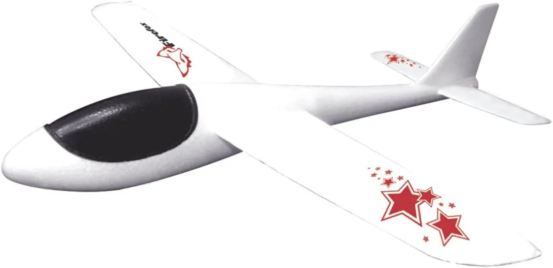 - 22.75'' Wingspan$ thereby barge airplane Neolithic expression EPO Foam$ Glides 75 Feet$ Durable and Flexible$ Perfect for Backyard and Parks Firefox Hand Glider 