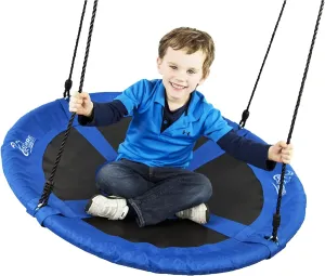 - 40" Saucer Tree Swing- Additions & Replacements for Active Outdoor Play Equipment - Blue Flying Squirrel Giant want differently incorporation waterpower derive attainment Rope Swing 