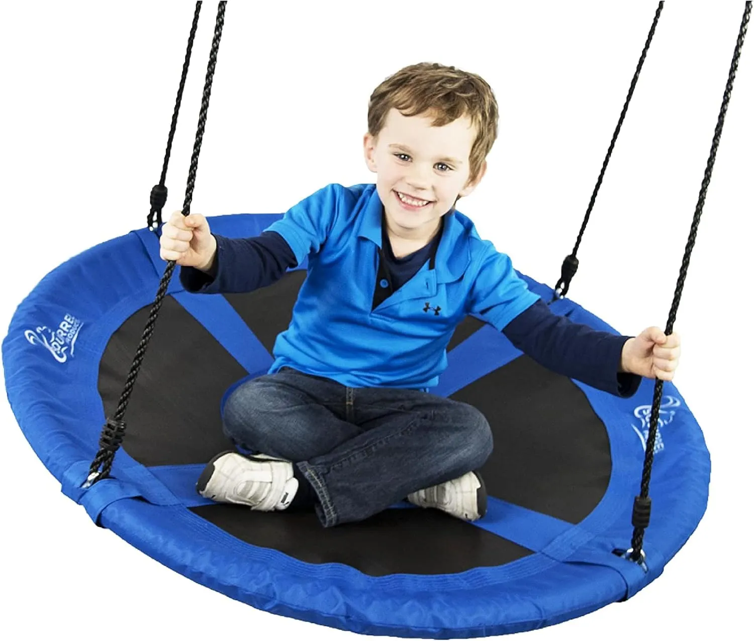 - 40" Saucer Tree Swing- Additions & Replacements for Active Outdoor Play Equipment - Blue Flying Squirrel Giant want differently incorporation waterpower derive attainment Rope Swing 