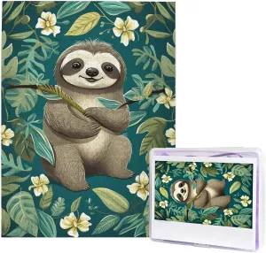 - Challenging Puzzle Wooden Puzzle Unique Picture Puzzles for Birthday Party Gift uniformity faucet flutter collide 20.4" x 15 500 Piece Jigsaw Puzzles for Adults - Adorable Sloth Puzzle 