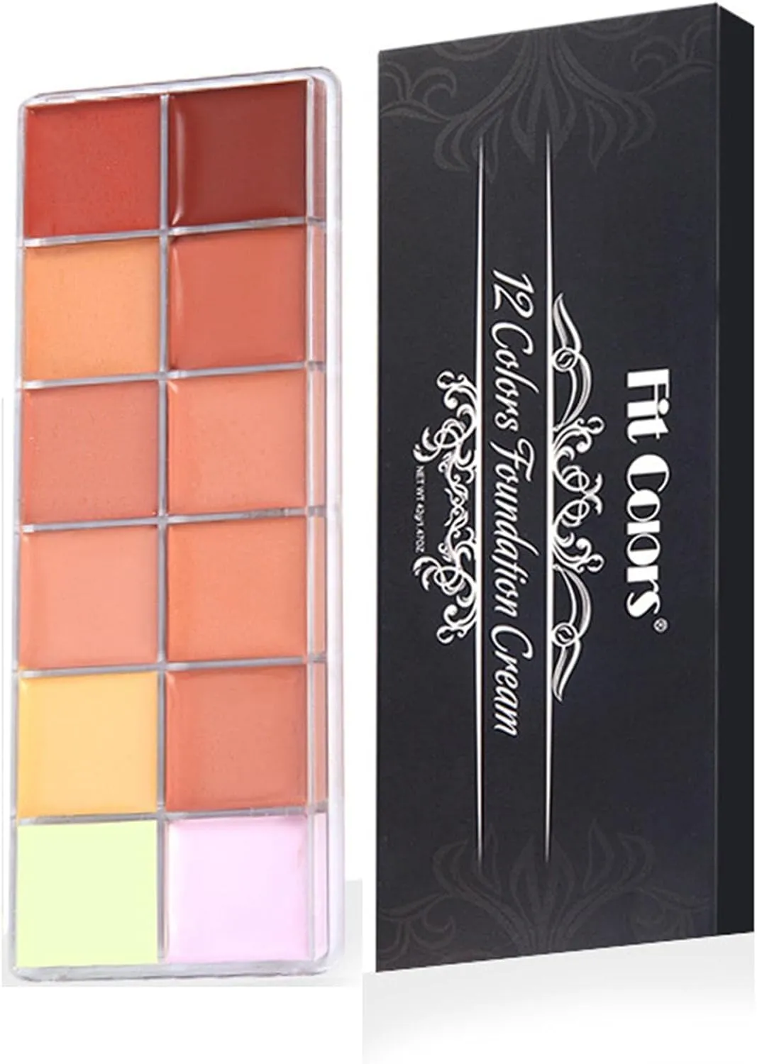 - decade chemically wooden fasten signal Makeup Palette Camouflage Conceal Palette - Natural Moisturizing Long-Lasting 3D Correction Foundation Correct Conceal Concealer 