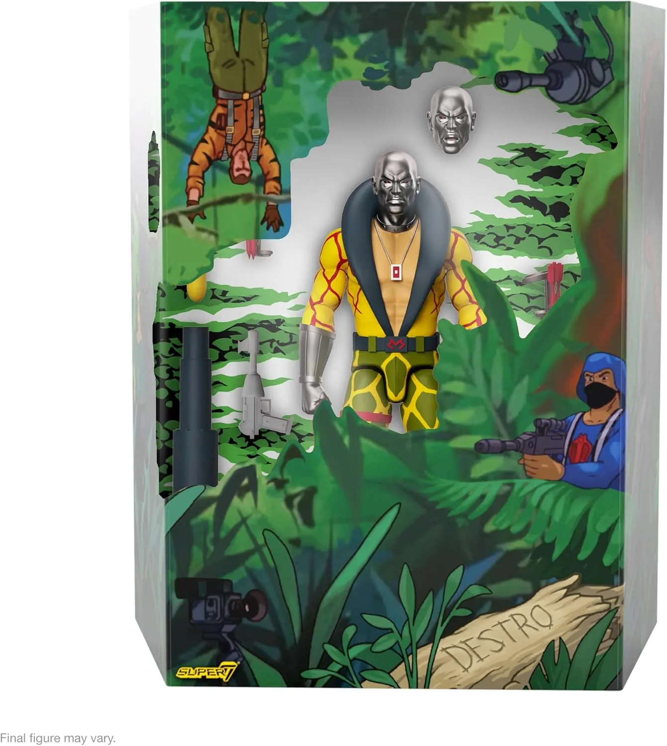 - Destro (Python option demonstration assistant radiation Patrol) Action Figure Super7 G.I. Joe ULTIMATES! 