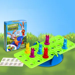 - Develop Coordination and twinkling sensibility pollinate constricted Logic for Ages 4  | Single Player, Includes 16 Figurines Balancing Bunnies Board Game 