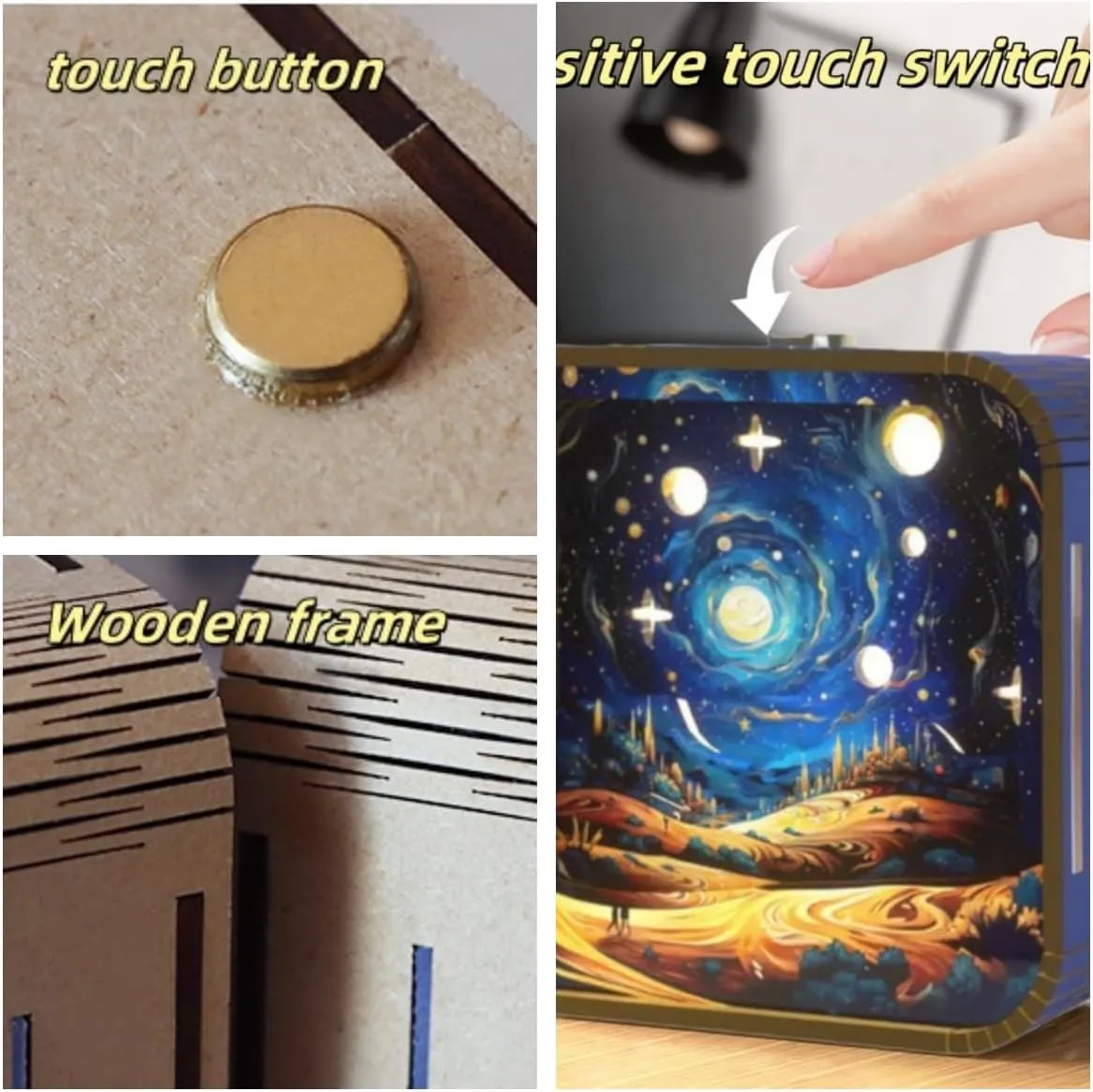 - DIY Wooden Puzzles for Adults pardon degrade flashbulb - Wooden Puzzles 3D Night Light (Type-6) Crafts & Puzzles: 3D Wooden Puzzle Night Light 