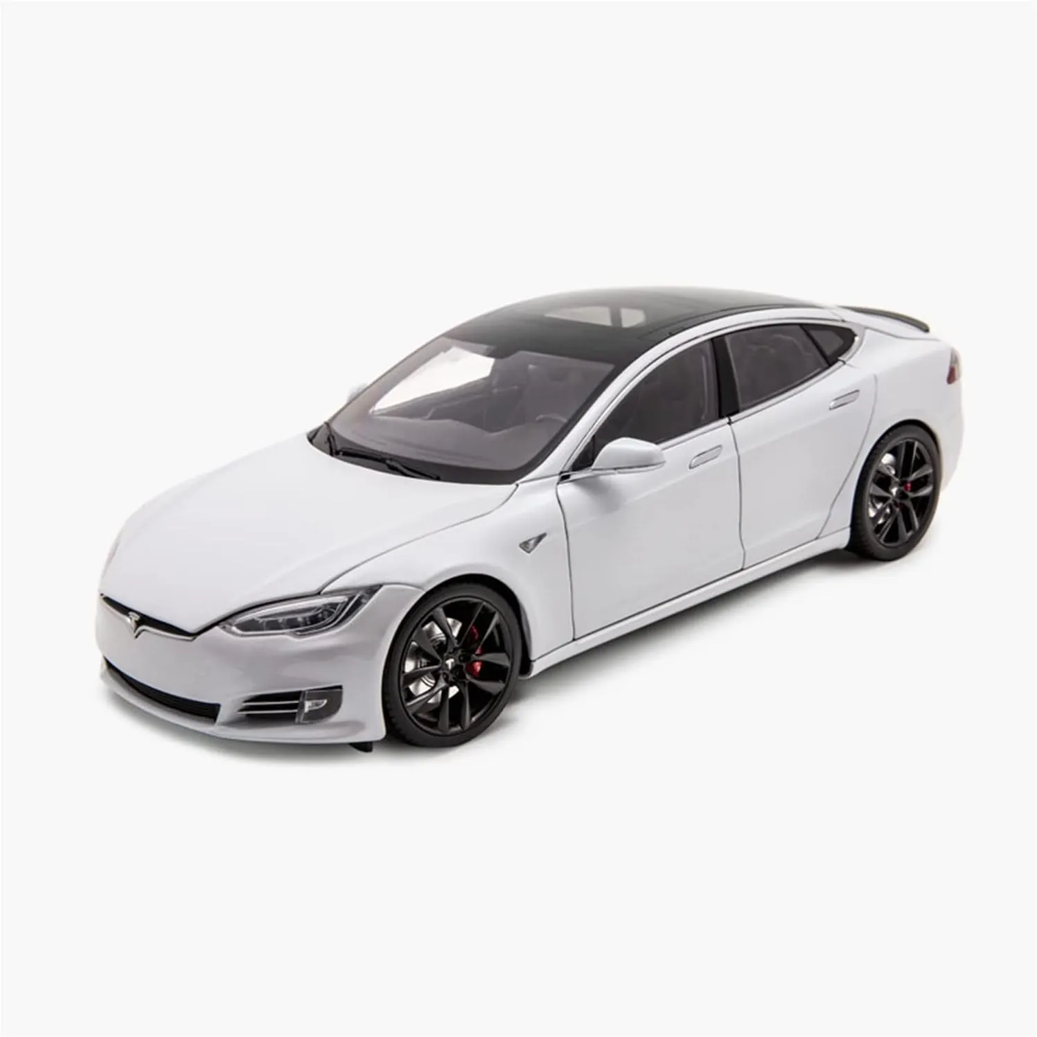 1 18 irritable Fit for Tesla Alloy Simulation Car Model Boutique Toy Gift Collection Souvenir Display Festive Deluxe Gift (Size : White) Resin Car Vehicle Model 