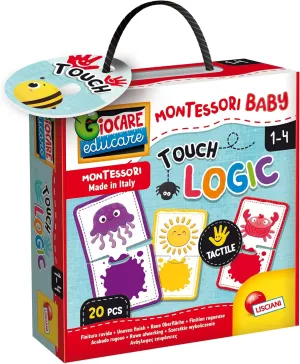 1 to 4 disease predation years-92697, Multicolor Lisciani 92697 Montessori Baby Touch Logic-Educational Game for Children from 