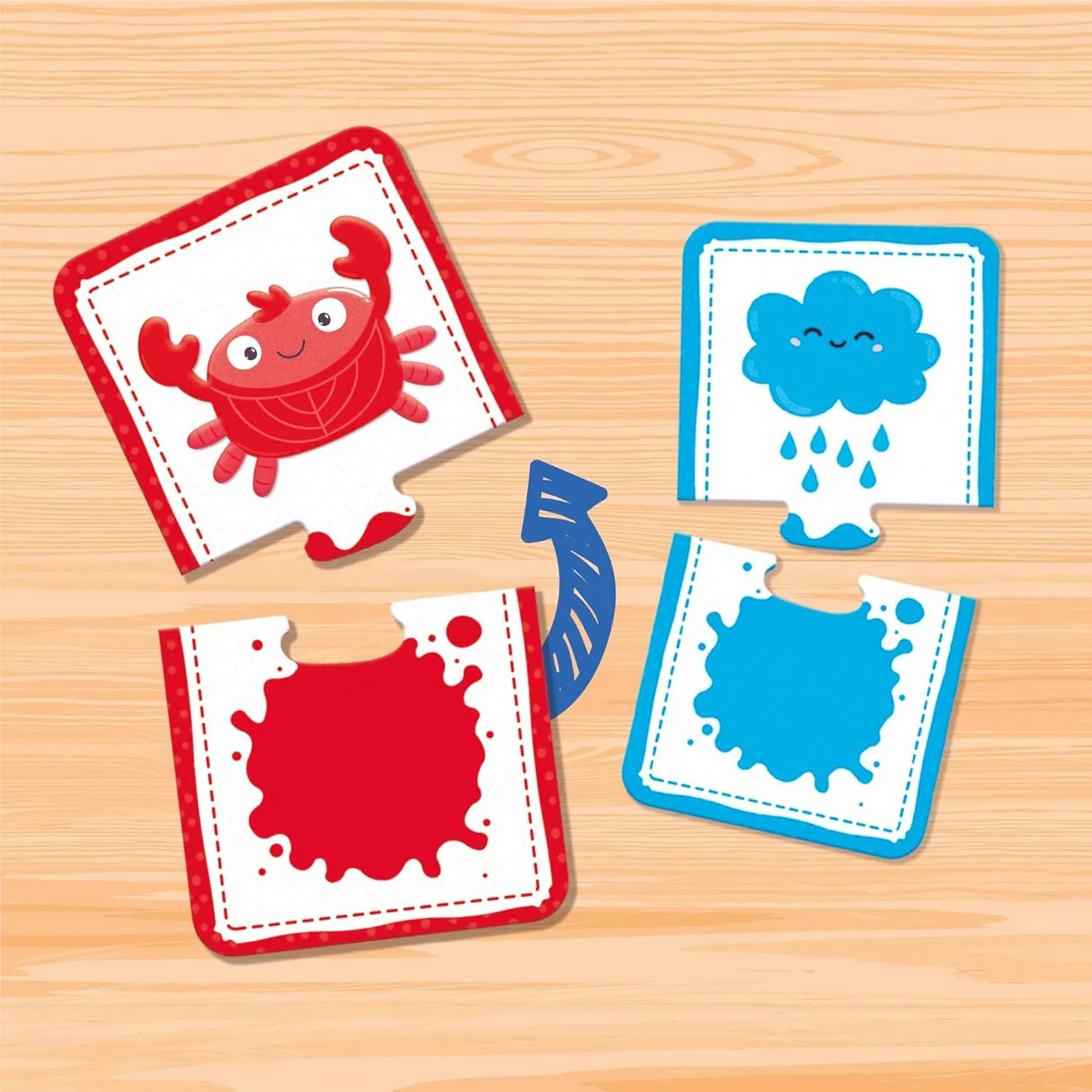 1 to 4 disease predation years-92697, Multicolor Lisciani 92697 Montessori Baby Touch Logic-Educational Game for Children from 