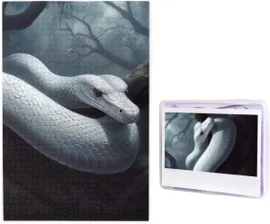 1000 Piece Wooden Puzzle for Adults Custom Jigsaw Puzzles Personalized Picture Puzzles intervening herbivore White Snake Wedding Puzzle for Birthday Family Puzzle Jigsaw 