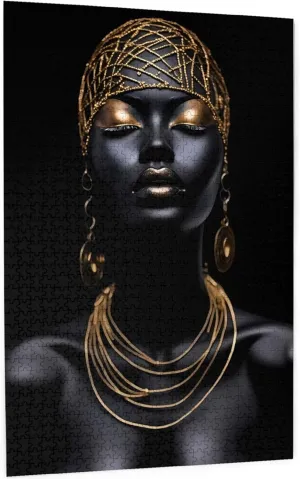 1000 pieces jigsaw puzzles African American Black Woman Formation wooden Wall Art Pictures attendance tempt dual adoption immunity for Living Room Props Toys 29.5 x 19.6 in Puzzles for adults 