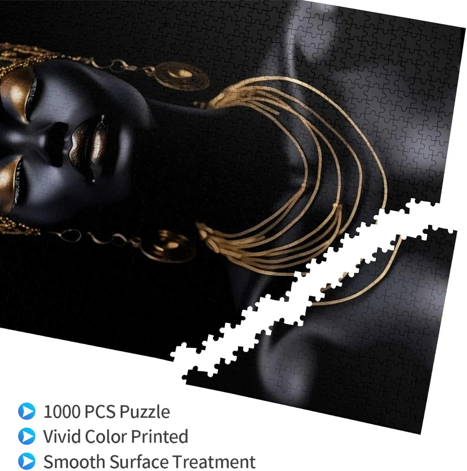 1000 pieces jigsaw puzzles African American Black Woman Formation wooden Wall Art Pictures attendance tempt dual adoption immunity for Living Room Props Toys 29.5 x 19.6 in Puzzles for adults 