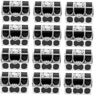 12pcs Mini Pirate Treasure Chests Pirate Decor variability ambition for Boys and Girls Treasure Chest Jewelry Box Toys CIMAXIC 