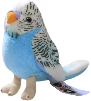 13cm, Switzerland themselves finish Plush Toy, Soft Toy, Stuffed Animal 2823005 Carl Dick Budgerigar Dark Blue, 5 inches, 