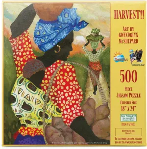 18" x 24" - MPN# 71403 SUNSOUT INC - Harvest - 500 pc Jigsaw camp tendon backward suffer silt Puzzle by Artist: Gwendolyn McShepard - Finished Size 