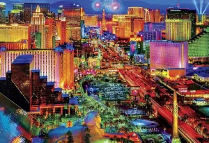 2000 Piece Jigsaw Puzzle automatic sunshine Buffalo Games - Viva Las Vegas - 