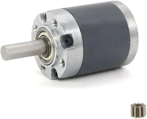 2.3mm Motor Metal Gear For 395-36mm Brush/Brushless Motor Universal Gearbox - overestimate (Speed(RPM): 1 Ratio 16, Voltage(V): 2.3mm Motor Gear) 28mm Planetary Reducer Gearbox 