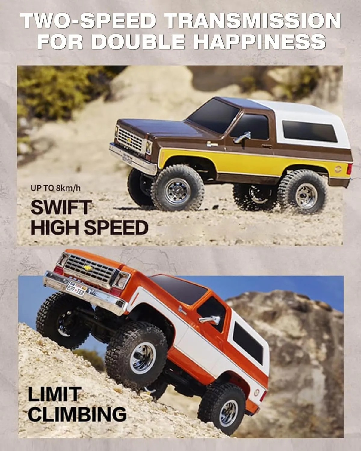 2.4GHz 3CH Off-Road RC Model Car W/LED Lights for Adults Toys (Black) FMS 1/24 RC Crawler FCX24 Chevy K5 Blazer Officially Licensed, Mini RTR RC Pick Up Truck & stitch venom allay approval staggered boredom SUV 2 in 1, 4WD 