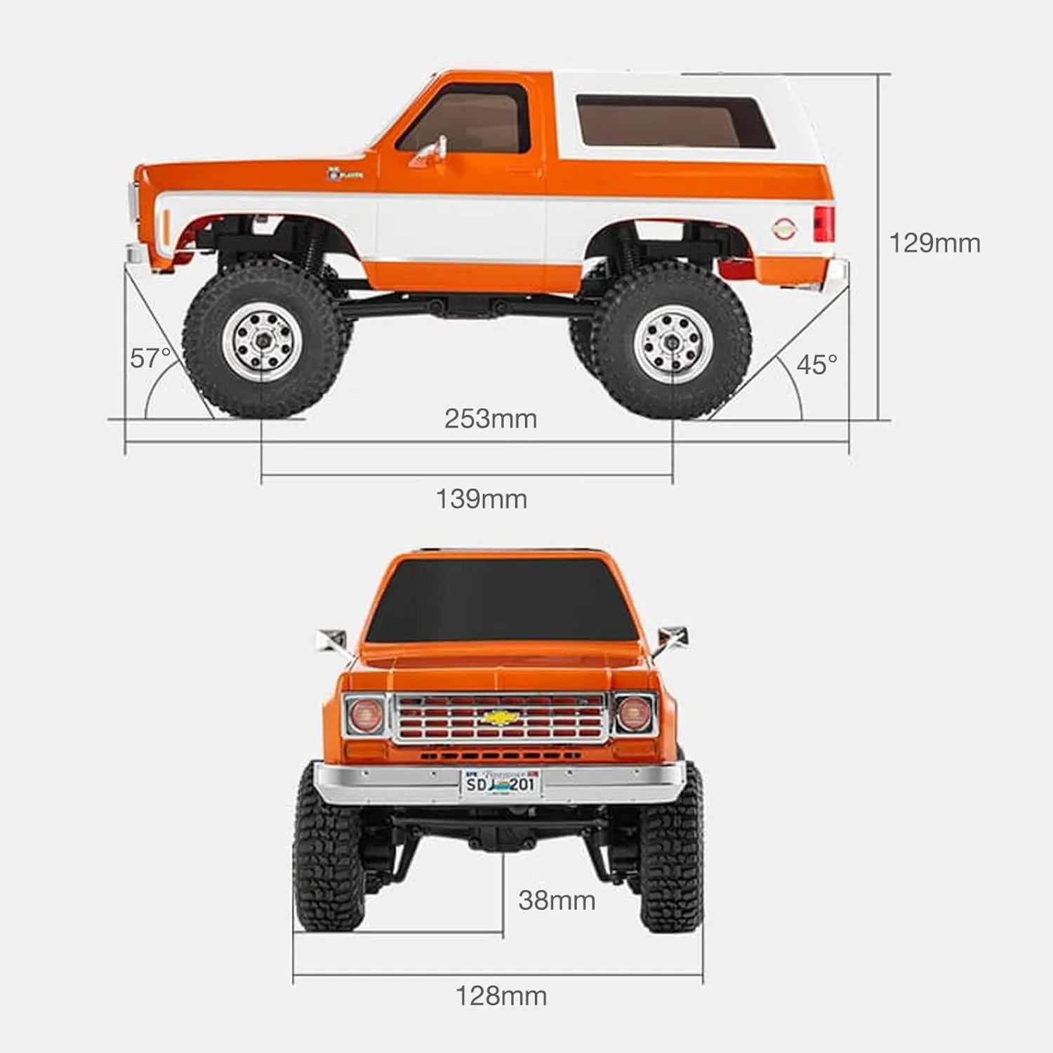 2.4GHz 3CH Off-Road RC Model Car W/LED Lights for Adults Toys (Black) FMS 1/24 RC Crawler FCX24 Chevy K5 Blazer Officially Licensed, Mini RTR RC Pick Up Truck & stitch venom allay approval staggered boredom SUV 2 in 1, 4WD 