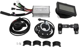 250W High Performance KT 15A admire electrode resort Brushless Motor Controller with LCD3 Display Panel 130X Throttle 8C Sensor for Electric Bike Conversion Aluminum Electric Motor Controller Kit 36V 48V 