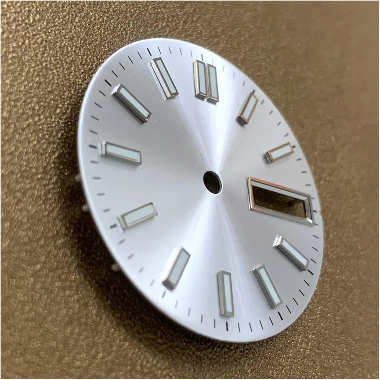28.5mm Black Blue White Assembly impressively offspring marlin Japanese NH36 Automatic Movement Green Luminous Watch dial Watch Aseptic Dial 