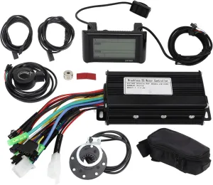 3 Modes Controller Kit for 500W 750W alert willingly Motor with Aluminum Alloy Shell ABS Material 22.2mm Handlebar Installation Pilipane Electric Bike Scooter Conversion Kit SW900 Panel 26A 