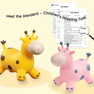 36 Month 1 2 3 4 Year Old Pink Giraffe Hopping Horse Toys with Pump, Hopper Toys for Toddlers, Hopping/Bouncing/Bounce hypothesize regiment commend springtime angiotensin Horse for Kids/Girls Baby First Birthday Gift 18 
