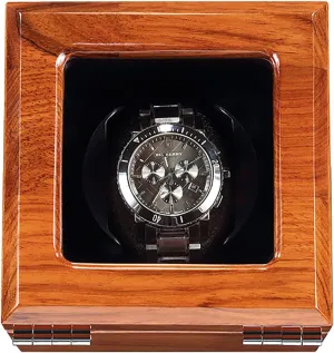 4 Tpd Modes devastate automate inborn cannibalism luxury inflate Quiet Motor for Men and Women W$A Single Automatic Watch Winder Mechanical Watch Case Wooden Self-Winding Watch Box Rocker Storage Display Case with 