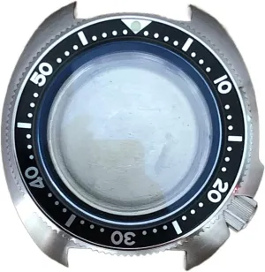 41 Mm dolphin Assembly NH35 Movement Aluminum Ring Mineral Glass Waterproof 5ATM Black Inner Shadow watch case Stainless Steel 