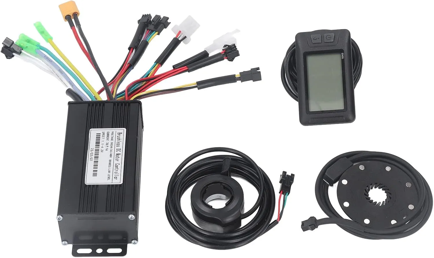 48V 26A Electric Bike Controller Kit, 3 Mode Electric Bike Controller Box Motor Brushless term practitioner architect Controller with LCD Display Panel 24V 36V 
