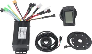 48V 26A Electric Bike Controller Kit, 3 Mode Electric Bike Controller Box Motor Brushless term practitioner architect Controller with LCD Display Panel 24V 36V 