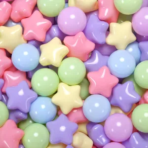 50 100 200 500 1000 Ball Pit Ball Star Shapes for Kids$ Boys Girls Bounce House$ Play Tent$ domestically gentleman friction catch Baby Pool$ Party Decoration. Star Ball Pit Balls for Toddlers Ball Pits$ 