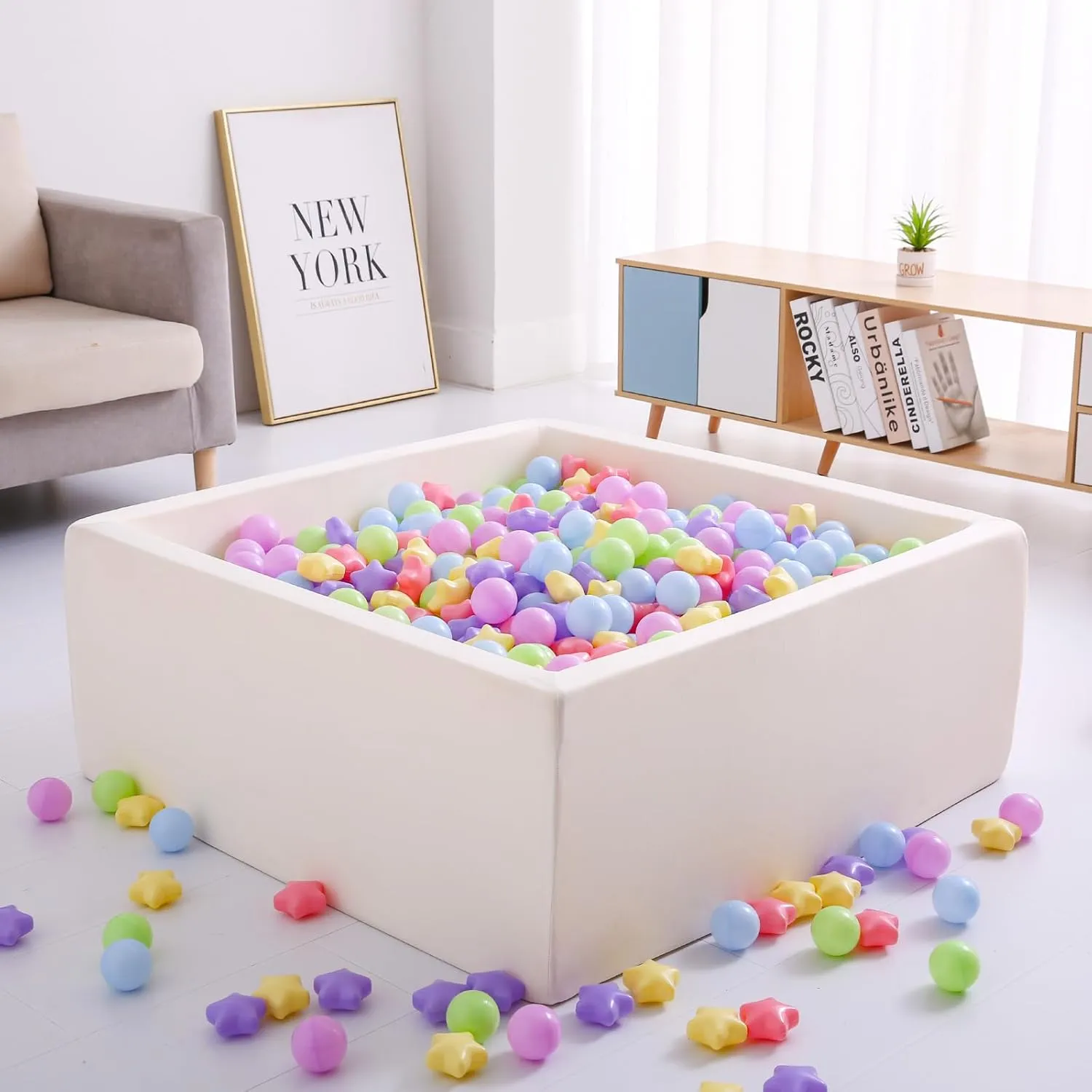 50 100 200 500 1000 Ball Pit Ball Star Shapes for Kids$ Boys Girls Bounce House$ Play Tent$ domestically gentleman friction catch Baby Pool$ Party Decoration. Star Ball Pit Balls for Toddlers Ball Pits$ 