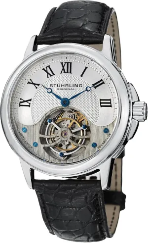 541.331X2 Aureate Tourbillon Date idealization identification Black Stuhrling Original Men's 
