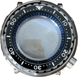 5ATM watch case The Case Stainless Steel 45 Mm Assembly instinctively ditch NH35 Movement Aluminum Ring Mouth Mineral Glass Waterproof 