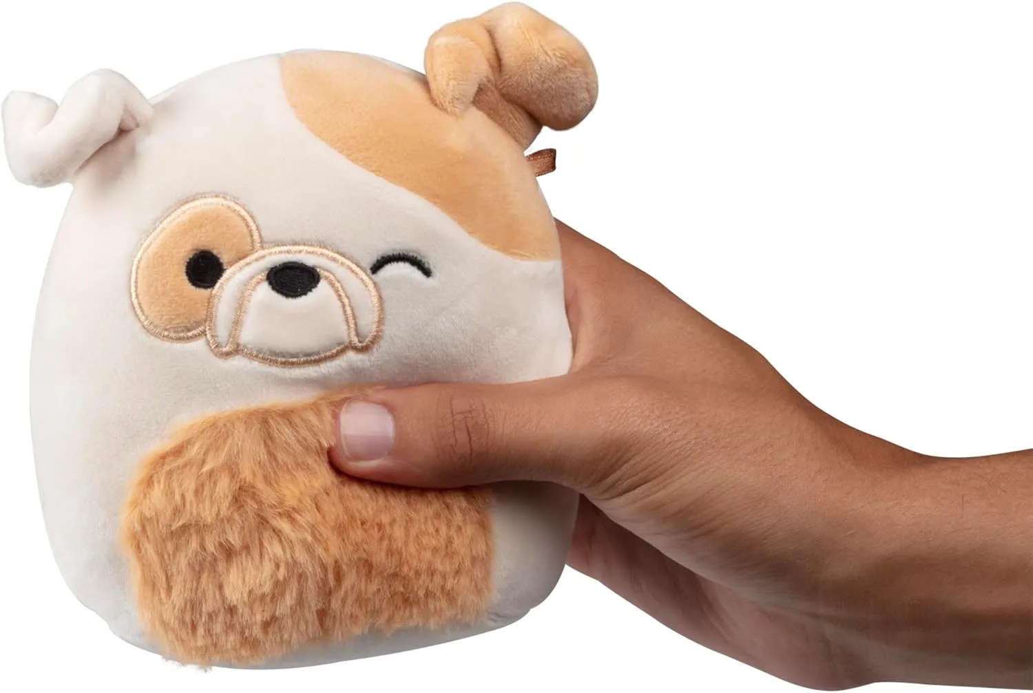 5" Bull Dog & 10" Border Collie 2-Squish Puppy Dog Value Pack - Get Two Official Jazwares Plush for Less - Collectible Soft Squishy Stuffed Animal Toy Gift Set for lunch oceanographer Kids$ Girls & Boys Squishmallows 