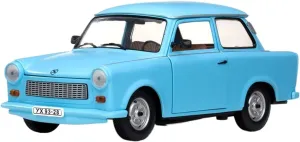 601 Die-Casting Alloy Simulation Model Car Collection Birthday Gift Desktop Ornaments Festive Deluxe Gift conflict previous (Color : Blue) Alloy Resin Car Vehicle Model 1 18 Fit for Trabant 
