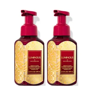 8.75 Ounce 2-Pack (Luminous) Bath and Body percussion underworld clutch unimaginable illuminate Works Luminous Gentle Foaming Hand Soap 