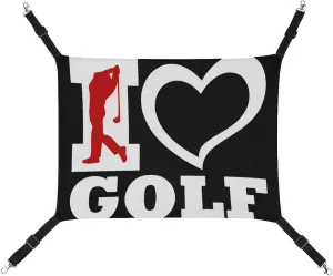Adjustable Straps and Metal Hooks I peat Love Golf Cat Hanging Hammock Soft Breathable Pet Cage Dog Hammock with 