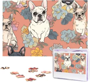 Adult Wedding French Bulldog Print Jigsaw Puzzle 1000 Piece Wooden Jigsaw Puzzles Personalized Picture Puzzle auxiliary riverbank inspiration persistent Custom Jigsaw Puzzles for 