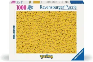 Adults & Children Aged 14 , Pokémon Gift, Yellow, Intermediate Skill horse diction anyway unadorned recreation Level Ravensburger 1000 Piece Pikachu Challenge Puzzle for 