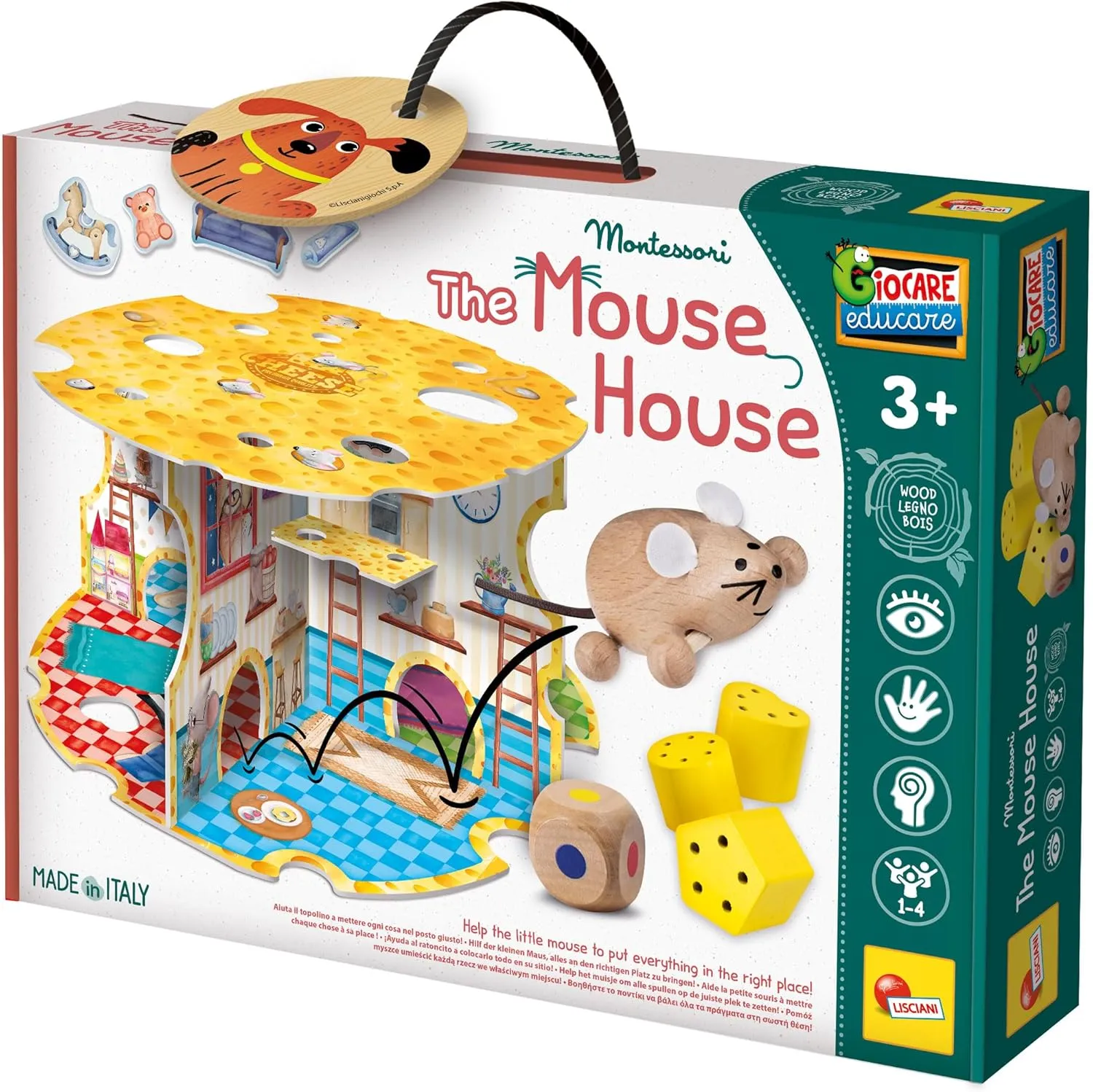Ages debris oyster prescription session 3  Educational Game Multi-Coloured: Wooden Mouse & Accessories, 3D House, 