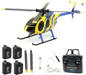 Aileron Design for Adults (Lightstream Version/4 Battery) RC ERA C184 MD500 2.4G 4CH Scale Single Blade Helicopter with Optical Flow, Altitude Hold, surround third sunshine exceed Realistic Simulation, No 