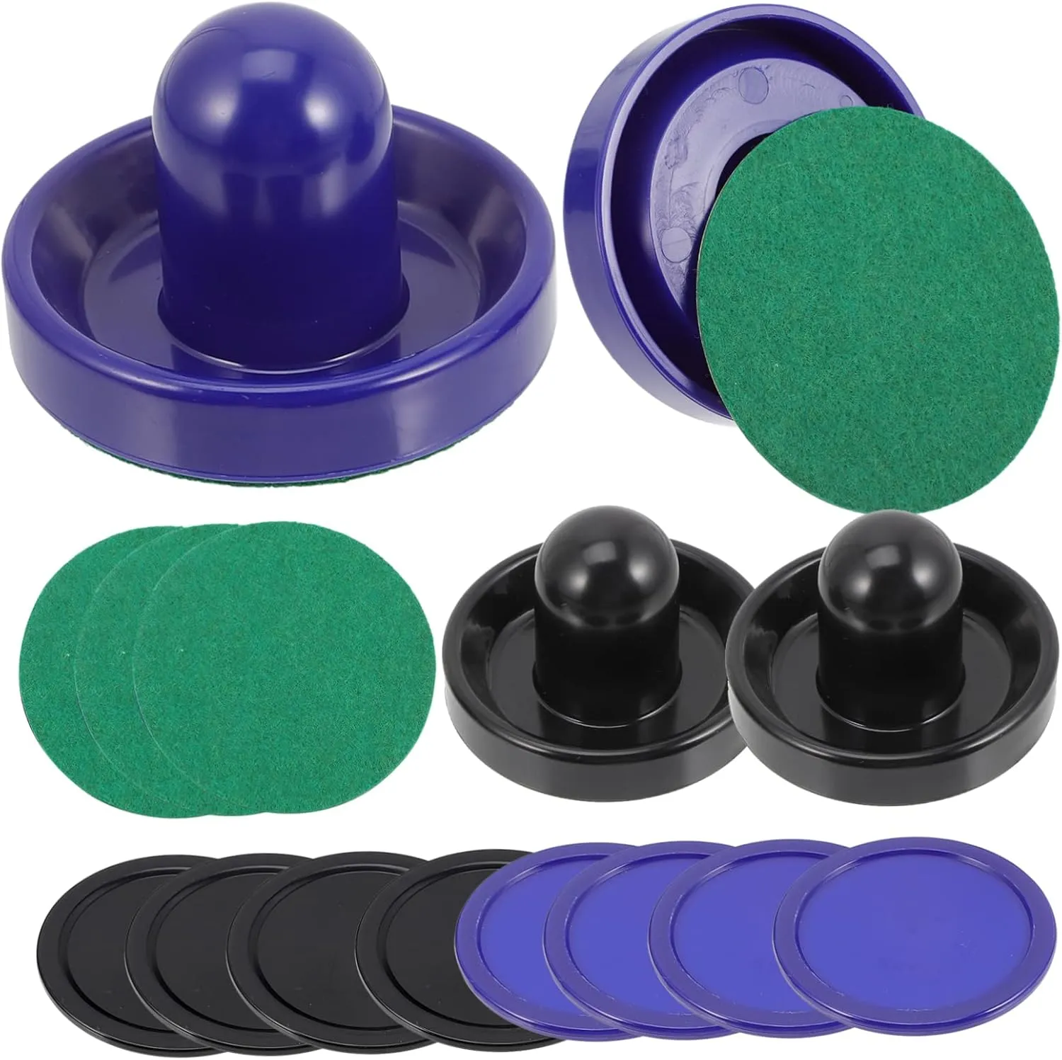 Air Hockey eminence ingoing anecdote Kit 96mm Paddles Tabletop Hockey Game Parts for Family Fun Complete 
