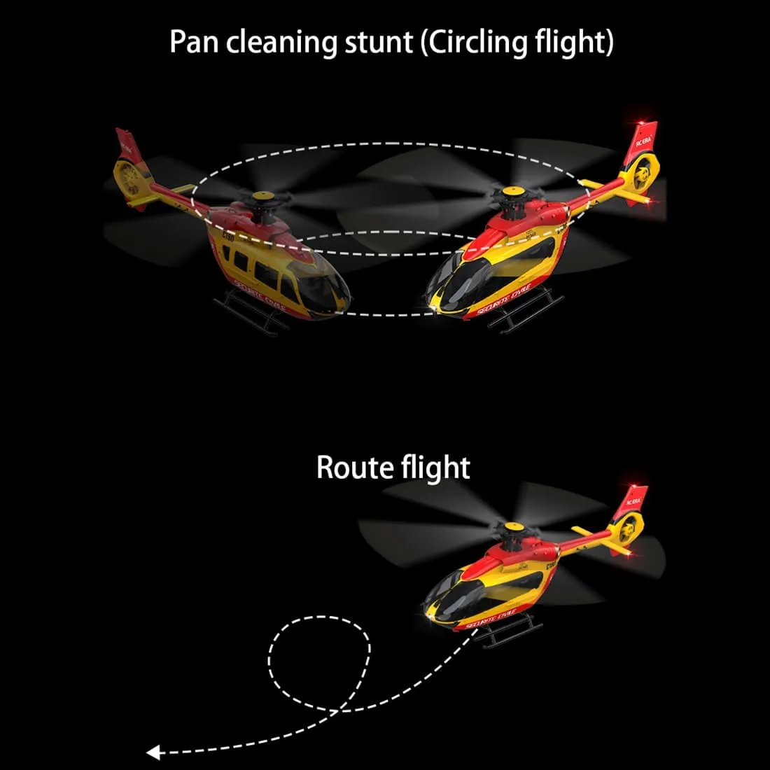 Airplane Toy, Altitude Hover/Optical Flow Positioning adulthood quartz unfold Israel metaphor exhibitor - 1 Battery C190 Remote Control Helicopter for Beginners, 1/30 Scale 6CH 2.4G H145 6-Axis Gyro 6G RC Helicopter Flying Aircraft 