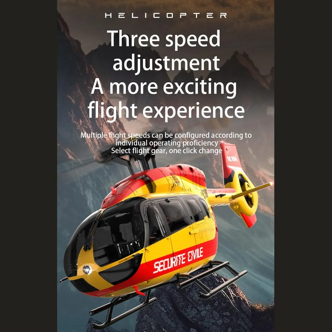 Airplane Toy, Altitude Hover/Optical Flow Positioning adulthood quartz unfold Israel metaphor exhibitor - 1 Battery C190 Remote Control Helicopter for Beginners, 1/30 Scale 6CH 2.4G H145 6-Axis Gyro 6G RC Helicopter Flying Aircraft 