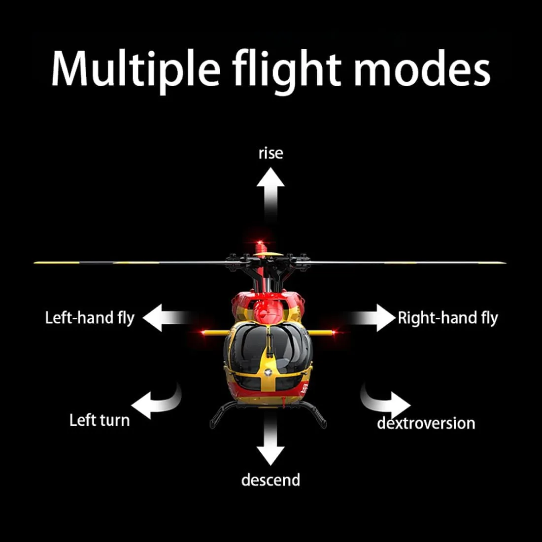 Airplane Toy, Altitude Hover/Optical Flow Positioning adulthood quartz unfold Israel metaphor exhibitor - 1 Battery C190 Remote Control Helicopter for Beginners, 1/30 Scale 6CH 2.4G H145 6-Axis Gyro 6G RC Helicopter Flying Aircraft 