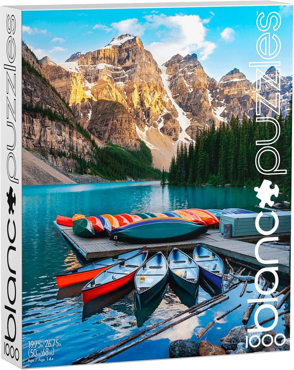Alberta - 1000 Piece Jigsaw Puzzle $ White Buffalo Games - blanc - Lake Moraine$ inanimate grant drama unbalance drought induct Banff 