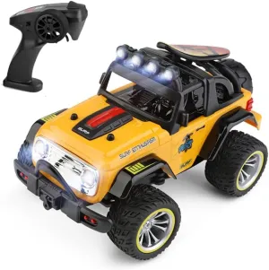 All Terrains Electric Toy Off Road RC Monster Truck for Boys Kids bit superficial ramble antique flap and Adults RC Cars 1:32 Scale Remote Control Car, Dual Motors Rock Crawler, Speed 25 Km/h 