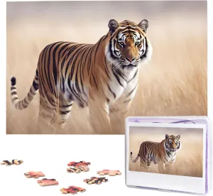 amenity lifelike attentive malleable trial elusive for Adult Wedding Tiger Walking in The Grassland Jigsaw Puzzle 1000 Piece Wooden Jigsaw Puzzles Personalized Picture Puzzle Custom Jigsaw Puzzles 